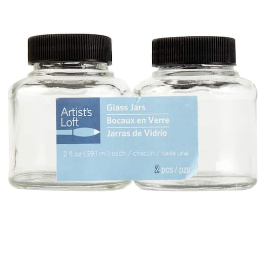 12 Packs: 2 ct. (24 total) Large Glass Jars by Artist's Loft™